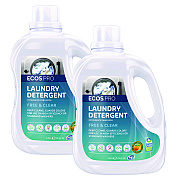ECOS PRO Laundry Detergent Liquid, Free and Clear, 170 oz Jug, 2/Carton (EOPPL937102CT)