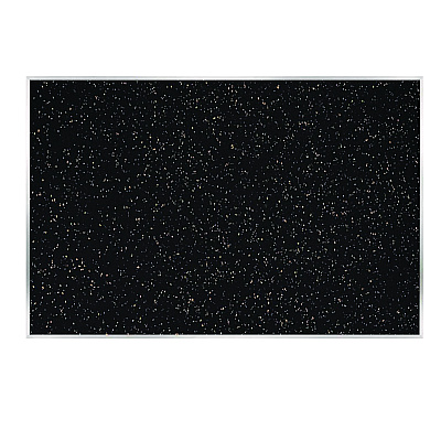 Ghent Recycled Bulletin Board, 87.91 x 48.5, Tan Speckled Surface, Satin Aluminum Frame (GHEATR47TN)