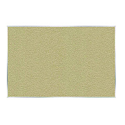 Ghent Vinyl Bulletin Board with Aluminum Frame, 87.91" x 48.5", Caramel Surface, Satin Aluminum Frame (GHEAV47181)