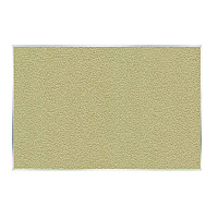 Ghent Vinyl Bulletin Board with Aluminum Frame, 87.91" x 48.5", Caramel Surface, Satin Aluminum Frame (GHEAV47181)