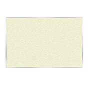 Ghent Vinyl Bulletin Board with Aluminum Frame, 87.91" x 48.5", Ivory Surface, Satin Aluminum Frame (GHEAV47185)