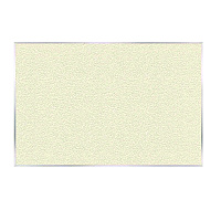 Ghent Vinyl Bulletin Board with Aluminum Frame, 87.91" x 48.5", Ivory Surface, Satin Aluminum Frame (GHEAV47185)