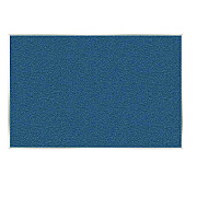 Ghent Vinyl Bulletin Board with Aluminum Frame, 87.91" x 48.5", Ocean Surface, Satin Aluminum Frame (GHEAV47191)
