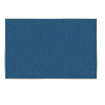 Ghent Vinyl Bulletin Board with Aluminum Frame, 87.91" x 48.5", Ocean Surface, Satin Aluminum Frame (GHEAV47191)