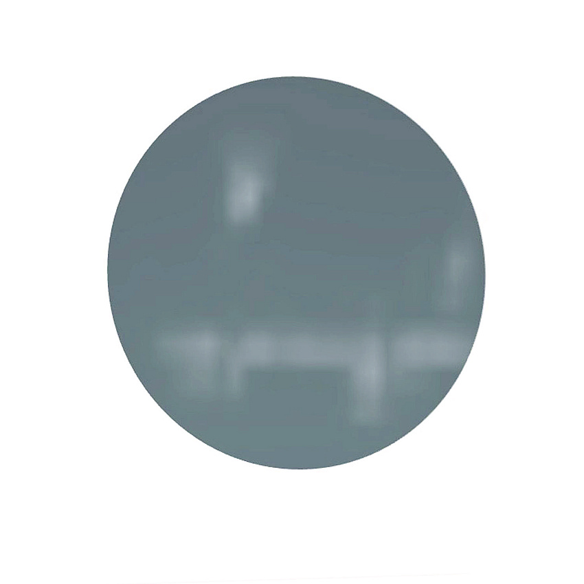 Ghent Coda Low Profile Circular Non-Magnetic Glassboard, 24 x 24, Smoke Surface (GHECDAGN24SK)