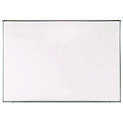 Ghent Proma Projection Magnetic Porcelain Whiteboard, 87.91" x 48.5", White Surface, Satin Aluminum Frame (GHEPRM1474)