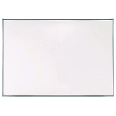 Ghent Proma Projection Magnetic Porcelain Whiteboard, 87.91" x 48.5", White Surface, Satin Aluminum Frame (GHEPRM1474)