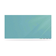 Ghent Aria Low-Profile Frameless Magnetic Glassboard, 60" x 36", Denim Blue Surface (GHEARIASM35DM)