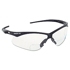 KleenGuard V60 Nemesis Rx Reader Safety Glasses, Black Frame, Clear Lens, +1.5 Diopter Strength (KCC28621)