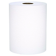 Scott Universal 100% Recycled Fiber Hard Roll Paper Towels, 1-Ply, 8" x 800 ft, White, 6 Rolls/Carton (KCC56158)