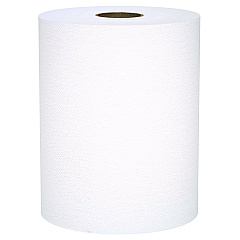 Scott Universal 100% Recycled Fiber Hard Roll Paper Towels, 1-Ply, 8" x 800 ft, White, 6 Rolls/Carton (KCC56158)