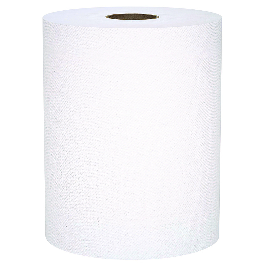 Scott Universal 100% Recycled Fiber Hard Roll Paper Towels, 1-Ply, 8" x 800 ft, White, 6 Rolls/Carton (KCC56158)