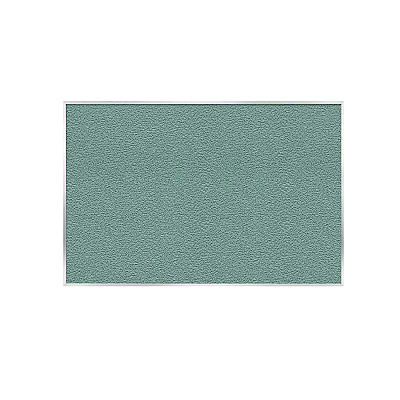 Ghent Vinyl Bulletin Board with Aluminum Frame, 87.91" x 48.5", Stone Surface, Satin Aluminum Frame (GHEAV47199)