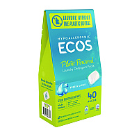 ECOS PRO Laundry Detergent Packs, Free and Clear, 40/Pack (EOP963706EA)
