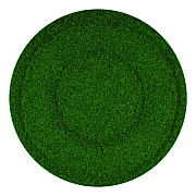 Americo TurfScrub Brush Floor Pad, 20" Diameter, Green, 4/Carton (AM7402920)