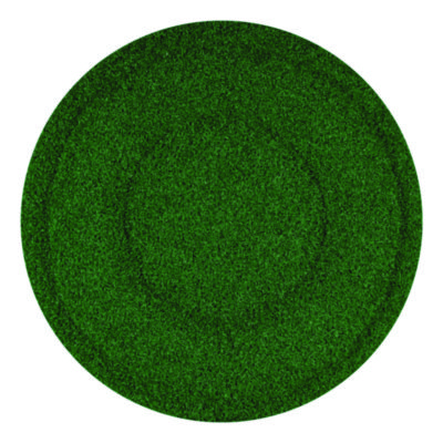 Americo TurfScrub Brush Floor Pad, 20" Diameter, Green, 4/Carton (AM7402920)