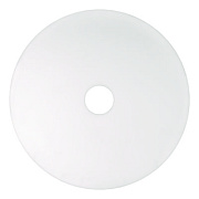 Americo XTRACT Melamine Floor Pad, 20" Diameter, White/Brown, 5/Carton (AM7404020)