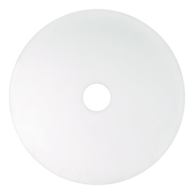Americo XTRACT Melamine Floor Pad, 20" Diameter, White/Brown, 5/Carton (AM7404020)
