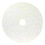 Americo Toro Floor Pad, 14" Diameter, White/Brown/Yellow, 2/Carton (AM7405614)