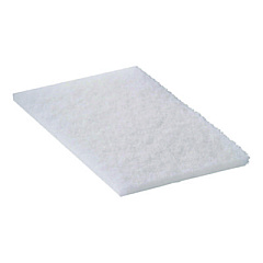 Americo 92-98 Light Duty Hand Pad, 6 x 9, White, 20/Carton (AM7510111)