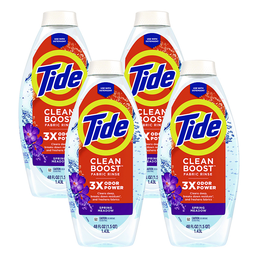 Tide Clean Boost In-Wash Scent Booster, Spring Meadow Scent, 48 oz Bottle (PGC09784)