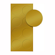 Great Papers Seals, 1.75" Diameter, Gold Foil, 50/Pack (GRP901200)