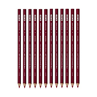 Prismacolor Premier Colored Pencil, Crimson Red Lead, Crimson Red Barrel, 12/Pack (SAN3353)