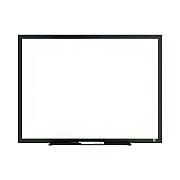 TRU RED Melamine Dry Erase Board, 24" x 18", White Surface, Black Aluminum Frame (TUDTR59362)
