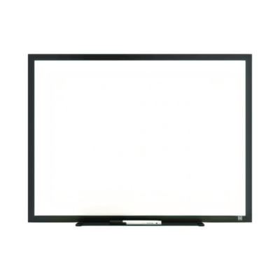 TRU RED Melamine Dry Erase Board, 24" x 18", White Surface, Black Aluminum Frame (TUDTR59362)