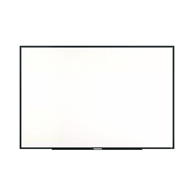 TRU RED Melamine Dry Erase Board, 72" x 48", White Surface, Black Aluminum Frame (TR59365)