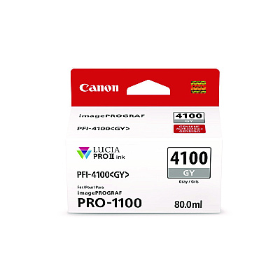 Canon 6783C002AA (PFI-4100) High-Yield Ink, Gray