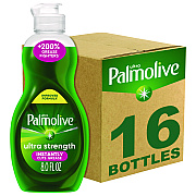 Ultra Palmolive Dishwashing Liquid, Fresh Scent, 8 oz Bottle, 16/Carton (CPC61047169)