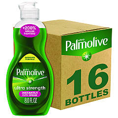 Ultra Palmolive Dishwashing Liquid, Fresh Scent, 8 oz Bottle, 16/Carton (CPC61047169)