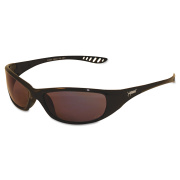 KleenGuard V40 HellRaiser Safety Glasses, Black Frame, Blue Mirror Lens (KCC20543)