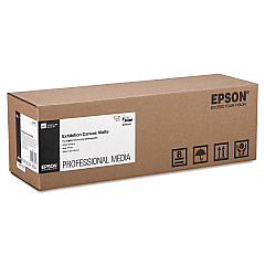 Epson Exhibition Canvas, 23 mil, 17" x 40 ft, Matte White (EPSS045256)