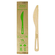 World Centric Bamboo Cutlery, Knife, Paper, Natural, 750/Carton (KNBBI)