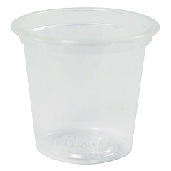 World Centric PLA Clear Cold Cups, 1 oz, Plastic, Clear, 3,000/Carton (CPCS1SN)
