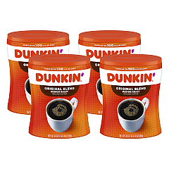 Dunkin Donuts Original Blend Coffee, 30 oz Canister (SMU8133401102)