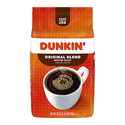 Dunkin Donuts Original Blend Coffee, 20 oz Bag (FOL00678)