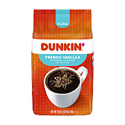 Dunkin Donuts French Vanilla Coffee, 18 oz Bag (00680)