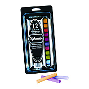 Quartet Alphacolor Colored Chalk, 8 Assorted Colors, 12/Pack (QRT305003)