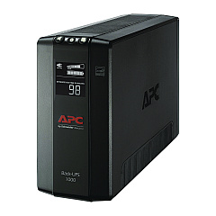 APC Back-UPS Pro Compact Tower LCD Battery Backup and Surge Protector with USB, 1,000 VA, 8 Outlets, 1,103 J (SEU2724587)
