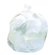 Heritage High-Density Waste Can Liners, 33 gal, 9 mic, 33" x 40", Natural, Roll, 25 Bags/Roll, 20 Rolls/Carton (HER2597631)