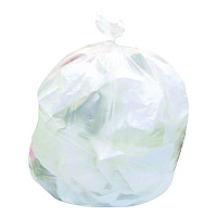 Heritage High-Density Waste Can Liners, 33 gal, 9 mic, 33" x 40", Natural, Roll, 25 Bags/Roll, 20 Rolls/Carton (HER2597631)