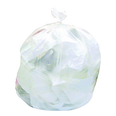 Heritage High-Density Waste Can Liners, 33 gal, 9 mic, 33" x 40", Natural, Roll, 25 Bags/Roll, 20 Rolls/Carton (HER2597631)