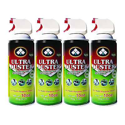 NXT Technologies Ultra Duster Industrial Strength Air Duster, 10 oz Can, 4/Pack (NXT24401449)