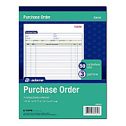 Adams Multipart Purchase Order Pad, Three-Part Carbonless, 8.38 x 10.19, 50 Forms Total (ABFTC8131)