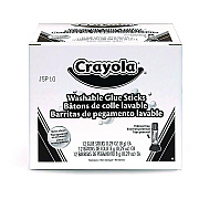 Crayola Washable Glue Sticks, 0.29 oz, Dries Clear (CYO424874)