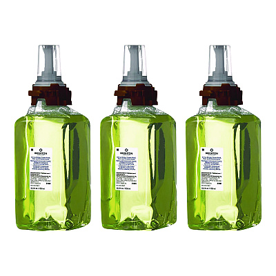 Brighton Professional ADX Foaming Hand Soap Refills, Hand/Hair/Shower Wash, Citrus Ginger Scent, 1,250 mL, 3/Carton (GOJ370143)