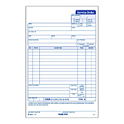Adams Work Order Form, Three-Part Carbonless, 5.66 x 9, 250 Sets/Pack (ABF3584)